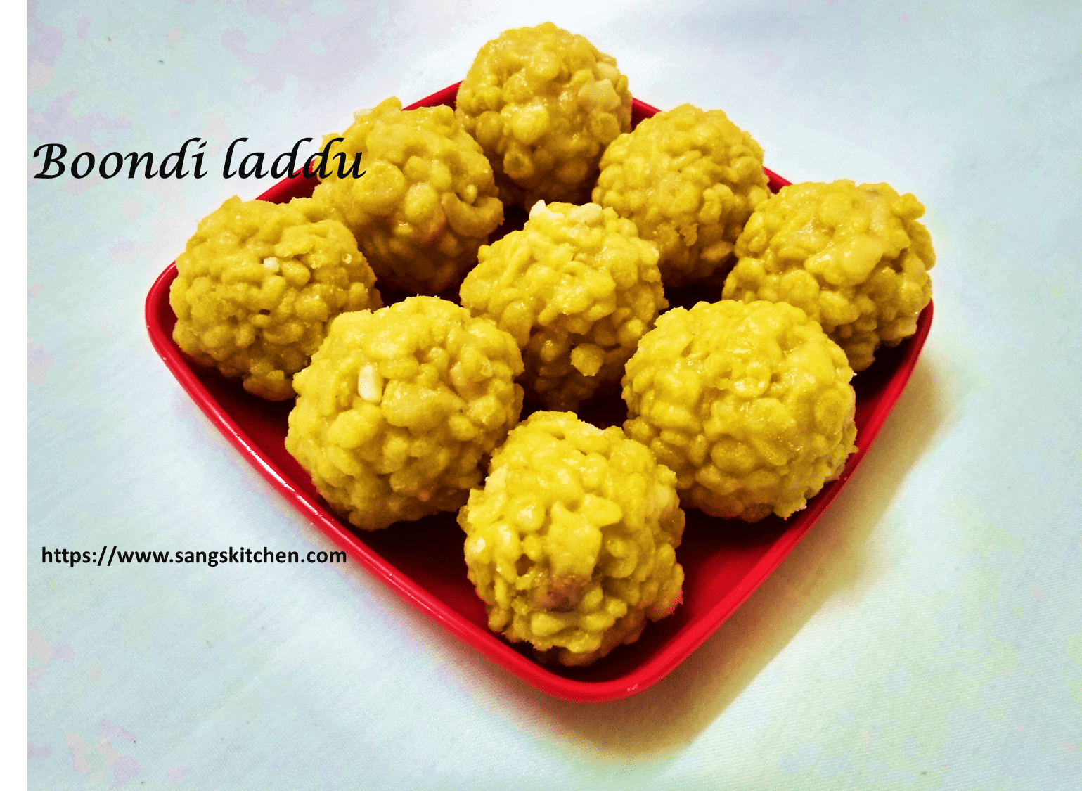 Boondi Laddu | Boondi Ladoo | How To Make Boondi Laddu | Sangskitchen