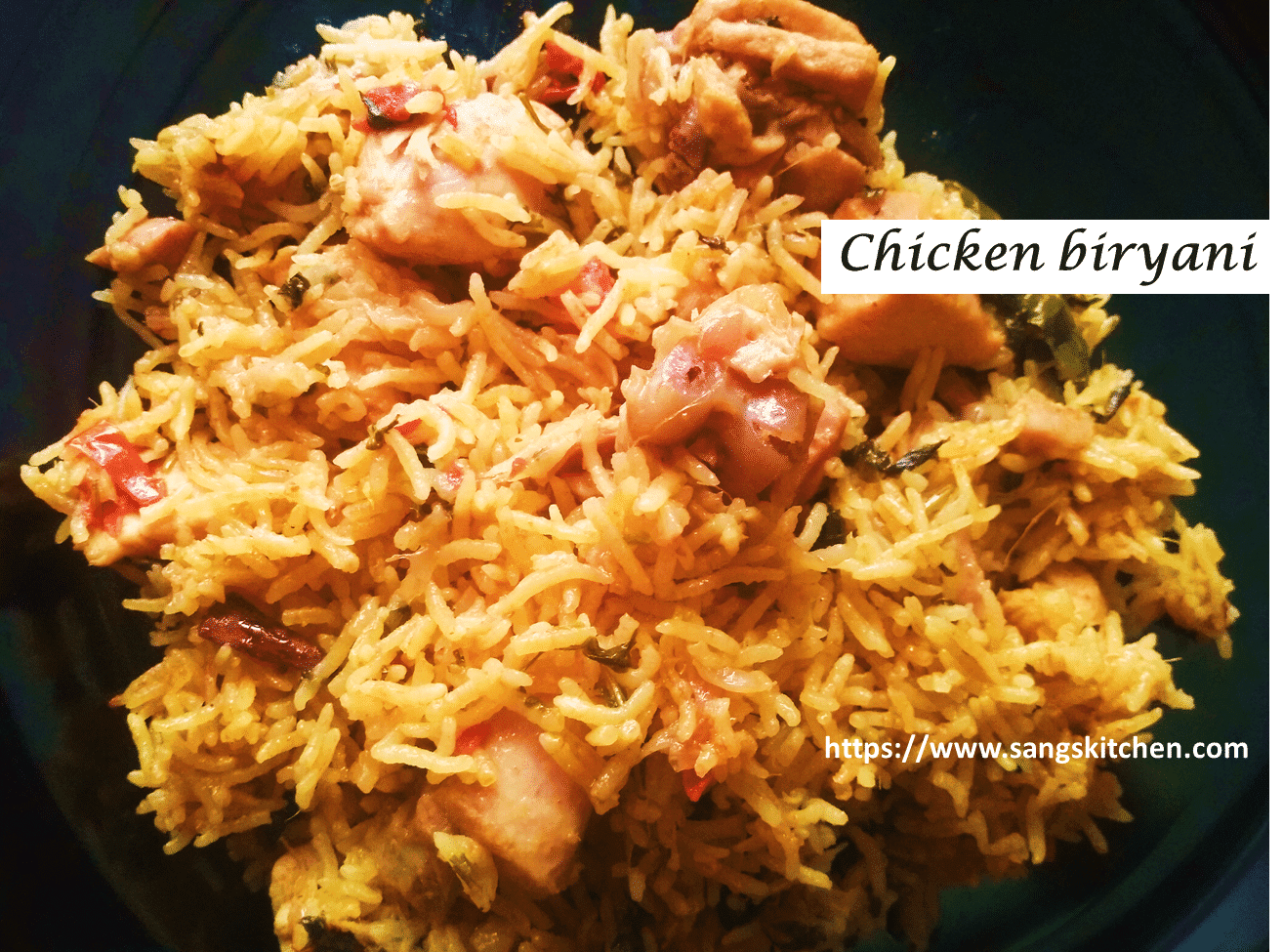 Chicken biryani in cooker | Easy cooker chicken biryani with basmati rice