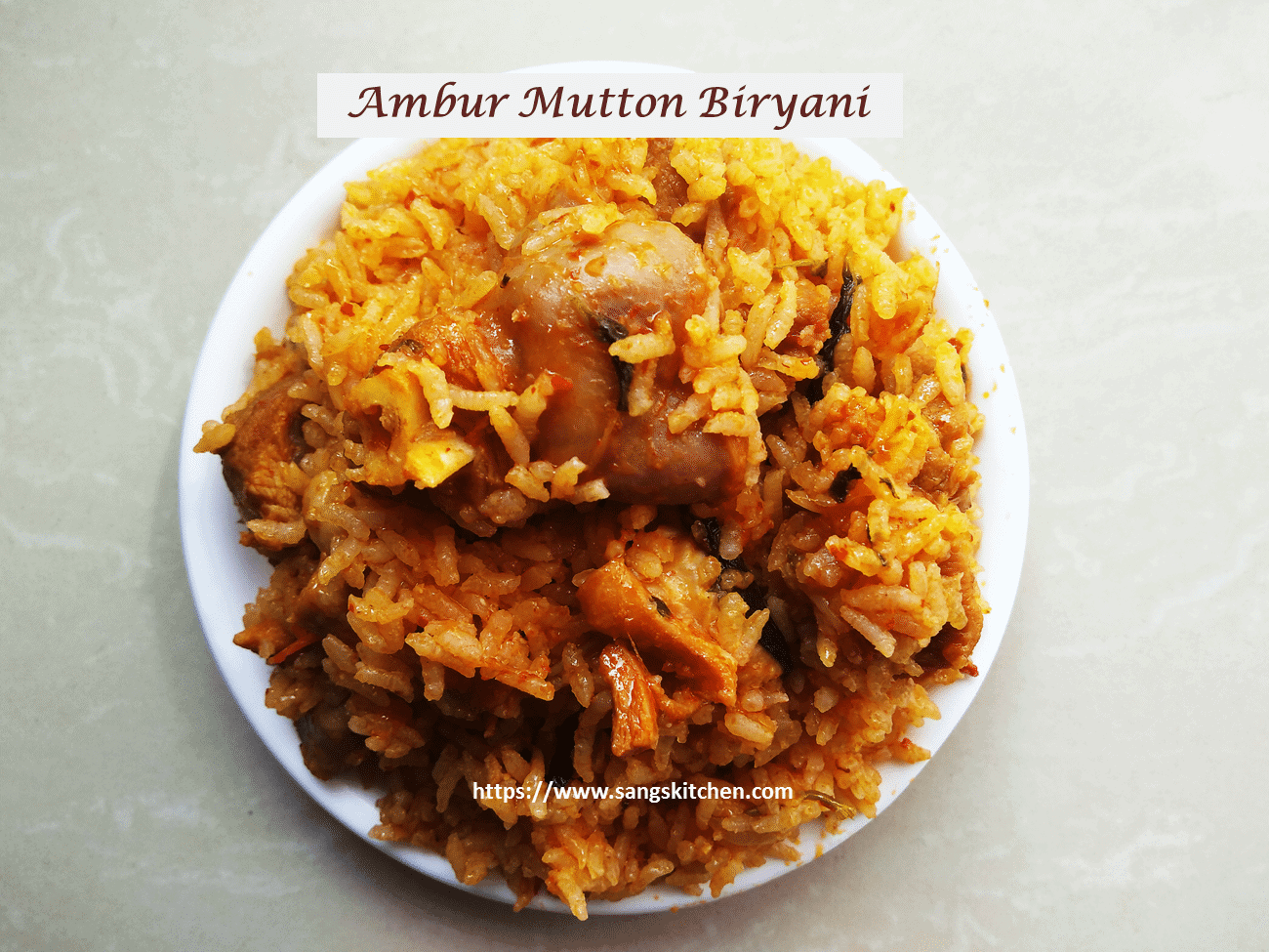 Ambur Mutton Biryani | Ambur Star Mutton Briyani | Sangskitchen