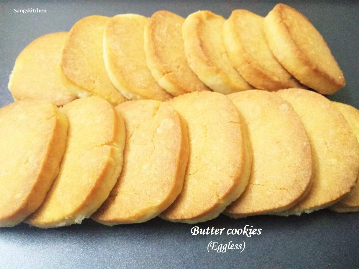 Butter Cookies Eggless Butter Cookies Recipe Sangskitchen